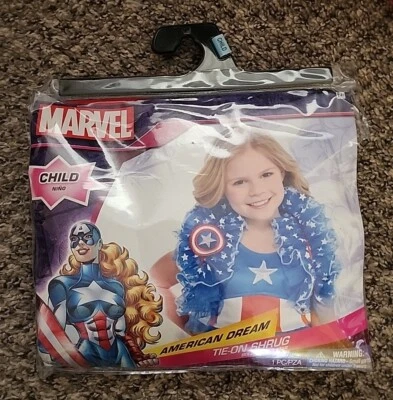 Marvel Sueño Americano Corbata Encogida Boa Disfraz Vestido Elegante Accesorio  Foto 1 de 4