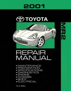 2001 Toyota MR-2 Shop Service Repair Manual Book Engine Drivetrain OEM - Picture 1 of 1
