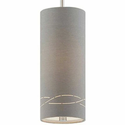 Colgante Philips Forecast FB0004836 plata corte láser tela tono níquel satinado Foto 1 de 3