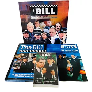 Paquete de libros de recuerdos de serie de televisión The Bill del Reino Unido cinta VHS estuche libro - Imagen 1 de 22
