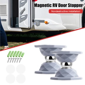 2Pcs RV Camper Door Holder Stoppers Magnetic Baggage Door Catch RV Door Stoppers - Bild 1 von 16