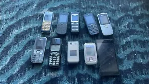 Job Lot 135 - 10x Untested Mixed Nokia Faulty Mobile Phones Spares Repairs - Photo 1 sur 2