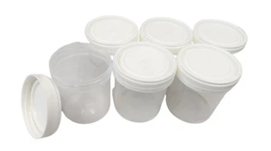 Neu Kunststoff Handwerk Aufbewahrung Flasche (6 Pack) *mocinc.1982* - Bild 1 von 3