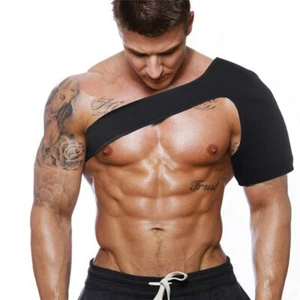 Shoulder Brace Rotator Cuff Pain Relief Support Adjustable Belt Sleeve Men Women - Picture 1 of 14