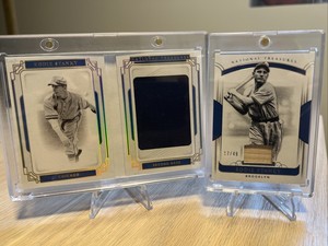 2019 NT /25 Eddie Stanky Legendary Jumbo Materials + 2018 Bat /49 (2 Cards)!