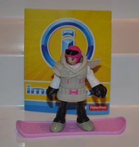 Figuras Coleccionables Fisher-Price IMAGINEXT ROSA SNOWBOARD GIRL Serie 4 Fuera de Stock - Imagen 1 de 1
