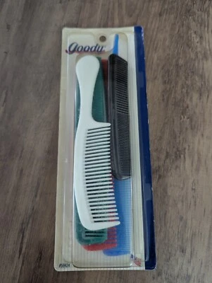 Peines irrompibles Goody Family Pack 1996 vintage (8 peines incluidos) hechos en EE. UU. Foto 1 de 2