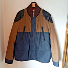 Henry Cotton's Rugged Outdoor Country Jacket 40" Chest Leather Trimmed