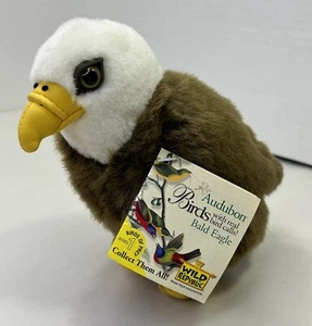 Wild Republic Audubon Birds Bald Eagele **No Sound** 6" Stuffed Toy 2003 - Picture 1 of 2