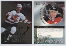 2002 ITG Be A Player Signature Series 1998-99 Buybacks Gold Bob Carpenter Auto