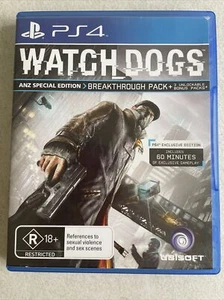 Watch Dogs ANZ Special Edition PS4 Game, Ubisoft - Picture 1 of 3