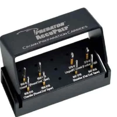 Kit de carburos de preparación de corona Prima Dental Predator Accuprep Foto 1 de 2