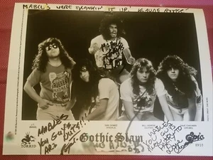 FOTO AUTOGRAFIADA DE GOTHIC SLAM - Imagen 1 de 1