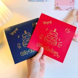 LED Lighted 3D Multilayer Cake Greeting Card With Music For Birthdays And More - Bild 1 von 12