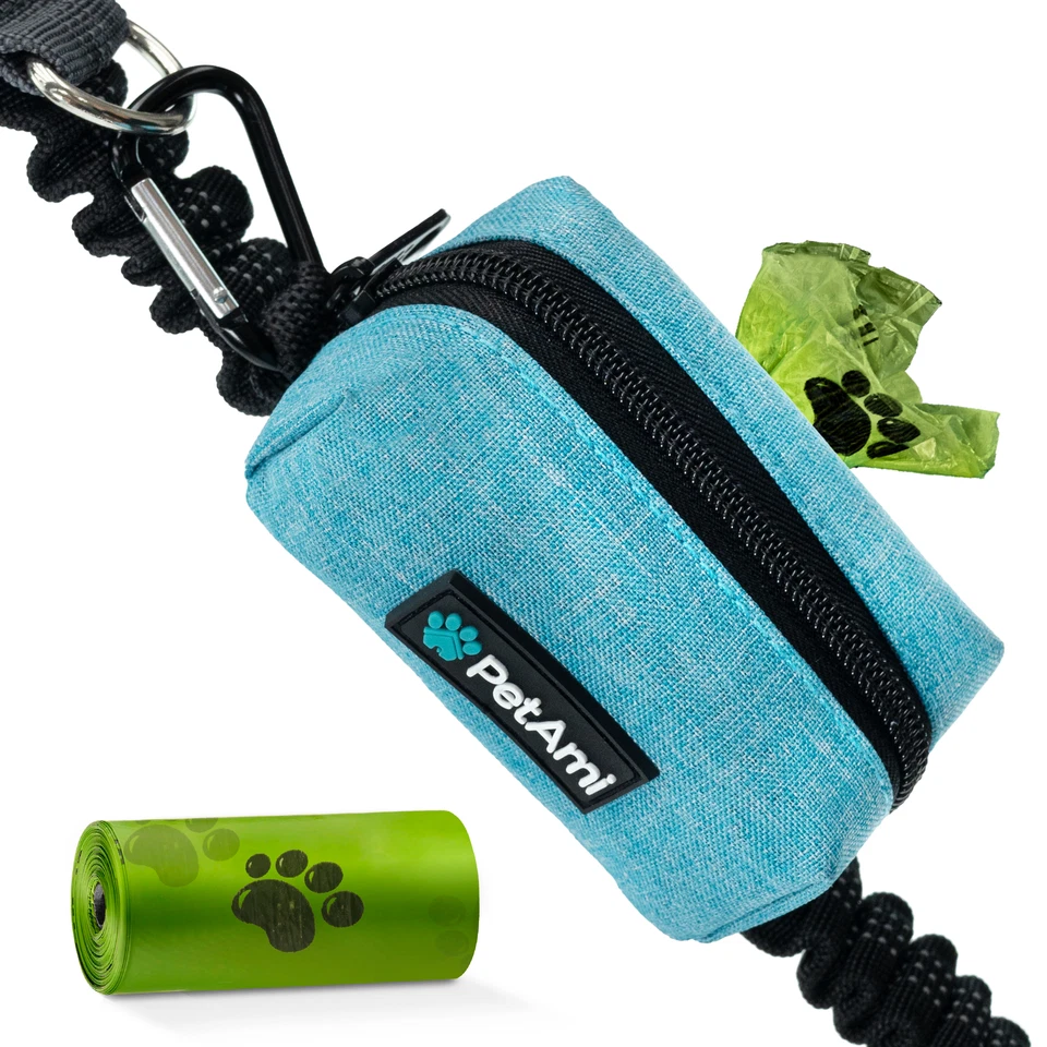 Dog Poop Bag Holder Leash Waste Bag Dispenser Treat Clip Bag Belt Walking Hiking - Image 1 of 1