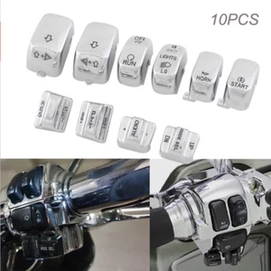 10X Handlebar Control Switch Caps For Harley Touring Electra/ Street /Road Glide - Bild 1 von 12