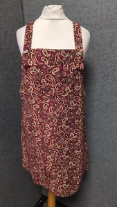 Hearts & Bows Paisley Pinafore Dress Red UK 10 RRP £22 Ln052 FF 16 - Picture 1 of 5
