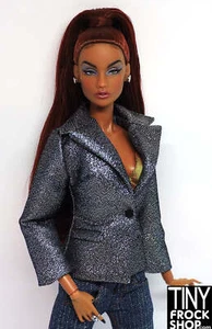 Integrity Obsession Poppy Parker Pink Vamp Silver Metallic Jacket - Picture 1 of 3