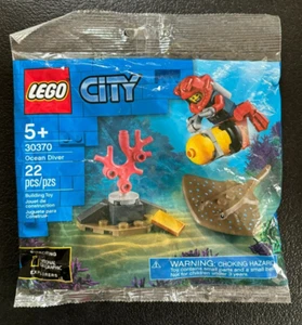Lego City 30370 Ocean Diver Polybag - 22 pezzi - Nuovo - Foto 1 di 1