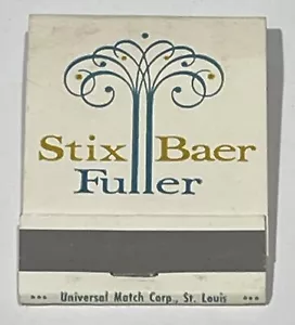 Vintage Matchbook Stix Baer & Fuller Department Store St. Louis Missouri - Picture 1 of 4