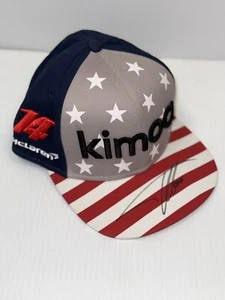 FERNANDO ALONSO HAND SIGNED , KIMOA , MCLAREN F-1 RACE TEAM HAT/CAP COA - Picture 1 of 5