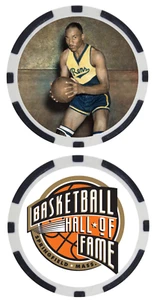 ZACK CLAYTON - BASKETBALL HALL OF FAMER - COLLECTIBLE POKER CHIP - Picture 1 of 2