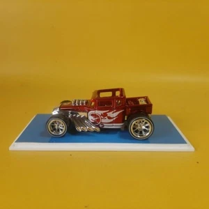 (WANGSTAR) Hot Wheels BONE SHAKER Open Roof RED Custom TH REAL RIDERS +case - Picture 1 of 4