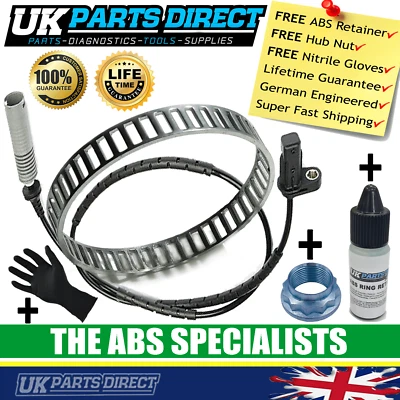 ABS Reluctor Ring & ABS Sensor Kit for BMW 1 Series (E81 E82 E87 E88) 03-14 REAR - Image 1 of 4