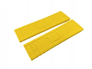 22 24mm Yellow Rubber Silicone Strap Band fit BREITLING Watch Buckle/Clasp Pins