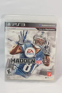 Madden NFL 13 PlayStation 3 PS3 Tested Video Game Used Football Sports Game EA - Picture 1 of 5