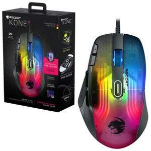 Roccat Kone XP 3D Lighting 15 Button Black Gaming Mouse NEW - Picture 1 of 8