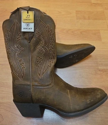 Botas elásticas Ariat Heritage marrón envejecido punta R para dama 10038380 talla 9,5  Foto 1 de 4