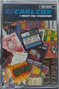 DJ Carl Cox - I Want You (Forever) 1991 UK SINGLE Perfecto PK 44885 Clear Shell - Picture 1 of 6