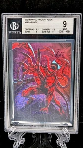 2023 Marvel Flair  Carnage Twilight 3/5 BGS 9 MINT - Picture 1 of 2