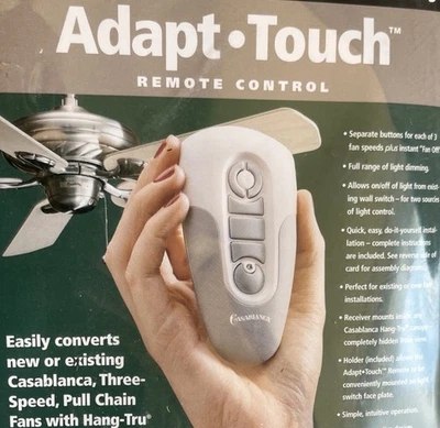 Casablanca W52 Adapt Touch 3-Speed Ceiling Fan Light Dimming Remote Control - Image 1 of 4