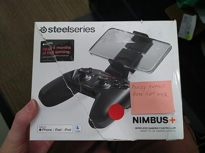 SteelSeries Nimbus Plus Wireless Gaming Controller GC-00007 - FOR PARTS - Image 1 of 2