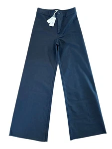 Z Supply Rilynn Twill Pant Damen Small Schwarz Freizeithose Tailored Fit Butto - Bild 1 von 7