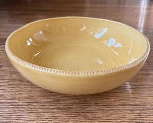 Pottery Barn Gold Gabriella 12” Stoneware Serving Bowl - Picture 1 of 8