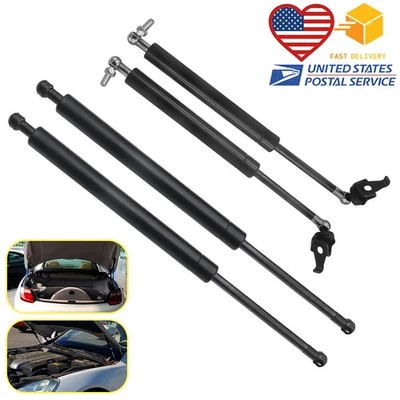 2 Rear Trunk Fuel Tank Struts + 2Front Hood For Lexus SC430 2000-2010 Direct Fit Foto 1 de 4