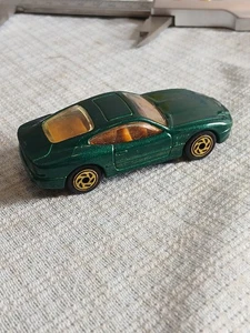 Matchbox 1994 Aston Martin DB7 Green Diecast Loose No Packaging Gold Rims - Picture 1 of 5