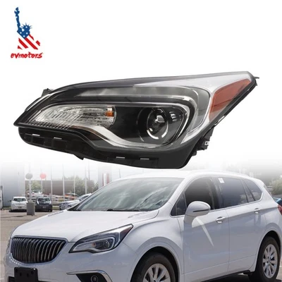 For 2016 2017 2018 Buick Envision W/ LED DRL Bulbs Halogen Headlight Left Driver - Image 1 of 4