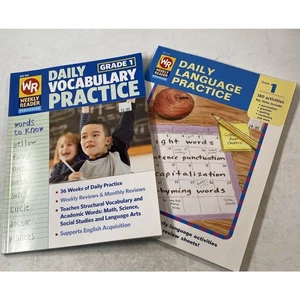Daily Vocabulary Practice: Grade 1: Weekly Reader, WR,36 weeks of Daily Practice - Picture 1 of 3