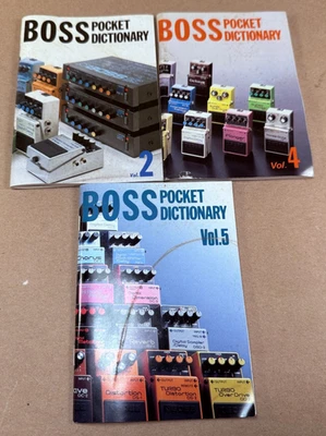 3 Винтажный Boss карман словарь том 2 4 5, Япония - рекламный каталог объяснить - Изображение 1 из 4