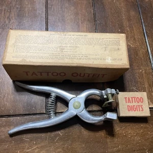 Vintage Cow Livestock Tattoo Set Digits Outfit - Picture 1 of 6