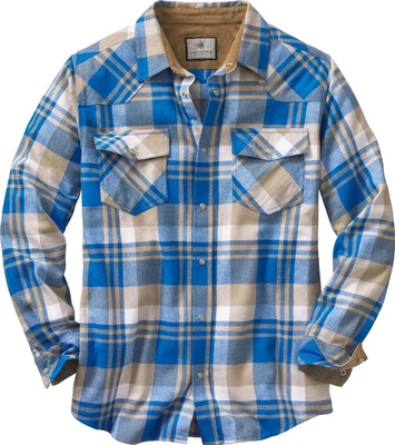 Legendary Whitetails Men's Western Flannel Shirt Button Up Brushed Cotton - Image 1 of 4