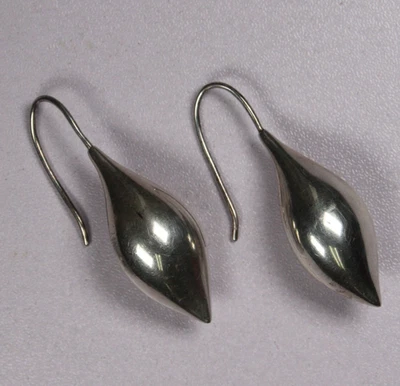 Серьги-капли из чистого серебра Michael Dawkins ретро классические - Изображение 1 из 4