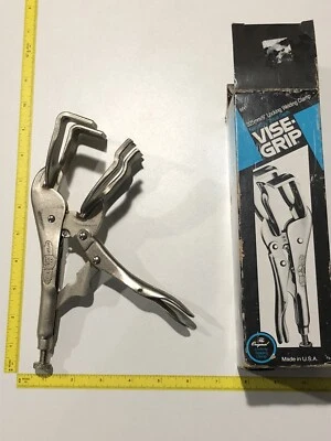VTG Vise-Grip 9R Locking Welding Clamp New USA NOS 9” 1980/1991 Petersen DeWitt - Image 1 of 4