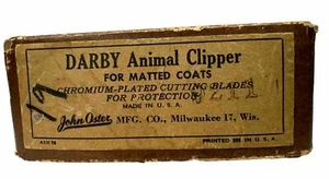 Vintage Darby Tierschermaschine John Oster Co. Leerkarton - Bild 1 von 8