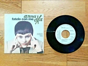 ANNA OXA Fatelo con me / Occhi di serpente 45 promo etichetta bianca white label - Foto 1 di 2
