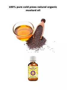 100% Pure Mustard Essential oil, Pure Natural oil for, - 50 ml - Picture 1 of 2